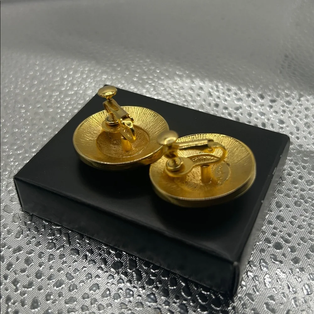 Napier clip earrings